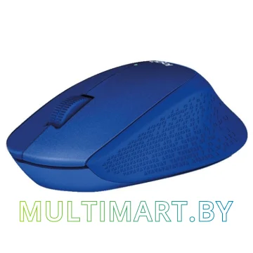 Мышь Logitech M330 Silent Plus (синий) картинка 3